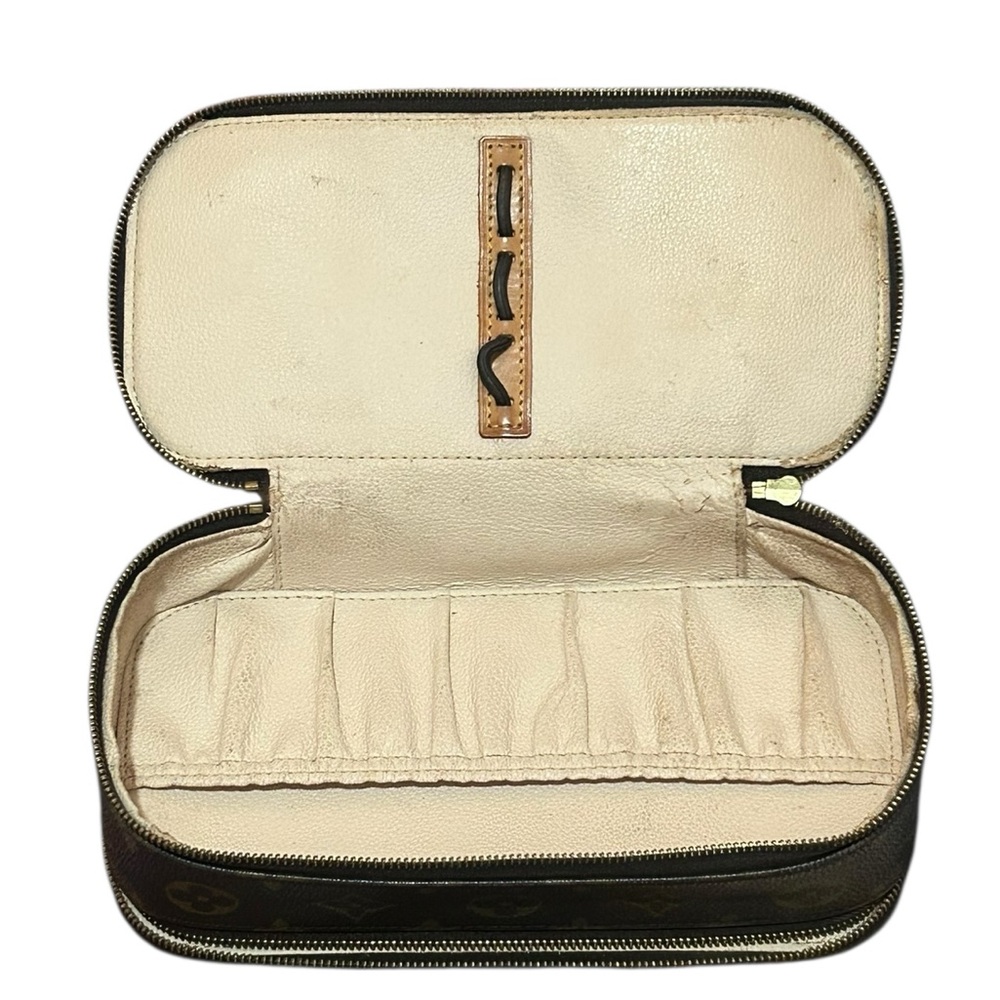 Louis Vuitton Monogram Trousse Brush LV Canvas Logo PM Travel Cosmetic Case Bag - Picture 14 of 15